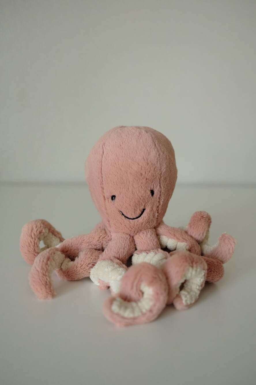 Jellycat Odell Octopus Little Pink Plush Toy